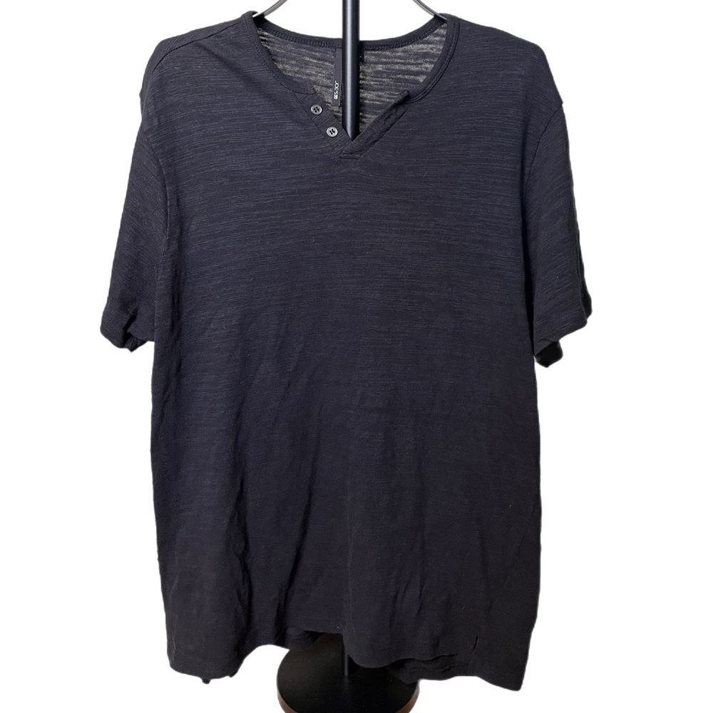 Joe's Jeans Dark Gray/Black Short Sleeve Shirt
